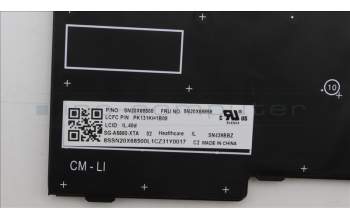 Lenovo 5N20X68858 NB_KYB CS20 FL-HC KBD LTN,BL,BK,HBW