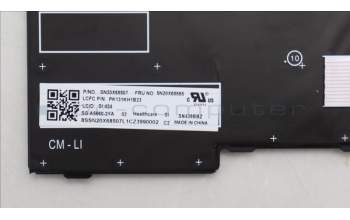 Lenovo 5N20X68865 NB_KYB CS20 FL-HC KBD LTN,BL,BK,SLV