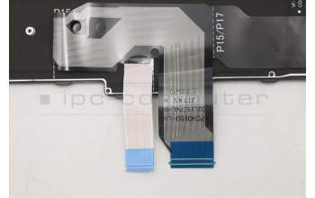 Lenovo 5N20Z74802 Keyboard Internal, Norwegian, Black, Backlight, w/Number, UK