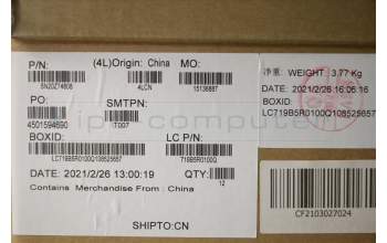 Lenovo 5N20Z74808 Keyboard Internal, Turkish, Black, Backlight, w/Number, UK