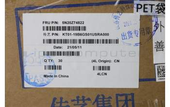 Lenovo 5N20Z74822 NB_KYB CS20 P NM KBD TRI,BL,BK,ENG