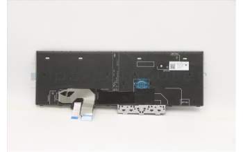 Lenovo 5N20Z74836 Interne Tastatur, Ungarisch, Schwarz, Hintergrundbeleuchtung, mit Ziffernblock