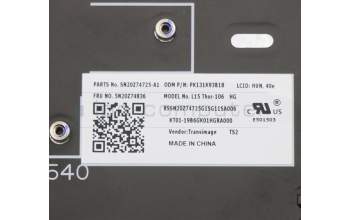 Lenovo 5N20Z74836 Interne Tastatur, Ungarisch, Schwarz, Hintergrundbeleuchtung, mit Ziffernblock