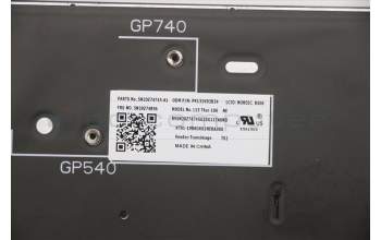 Lenovo 5N20Z74856 NB_KYB CS20 P NM KBD TRI,BL,BK,NORDIC