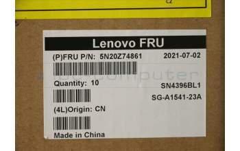 Lenovo NB_KYB CS20 P NM KBD LTN,BL,BK,058 FRA for Lenovo ThinkPad P15 Gen 1 (20ST/20SU)