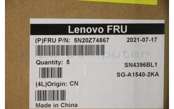 Lenovo 5N20Z74867 NB_KYB CS20 P NM KBD LTN,BL,BK,DEN