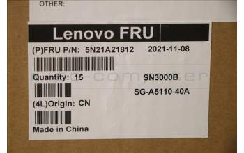 Lenovo 5N21A21812 Keyboard Internal, Brazil Portuguese, Black, Backlight, UK