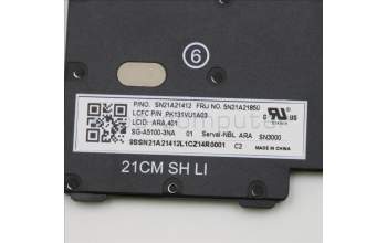 Lenovo 5N21A21850 Keyboard Internal, Arabic, Black, Non-Backlight, US