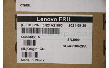 Lenovo 5N21A21863 Keyboard Internal, Portuguese, Black, Non-Backlight, UK