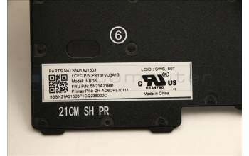 Lenovo 5N21A21941 NB_KYB CS21KBD SKTOP PMX,NBL,BK,SWS