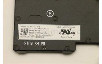 Lenovo 5N21A21953 NB_KYB CS21KBD SKTOP PMX,NBL,BK,NORDIC