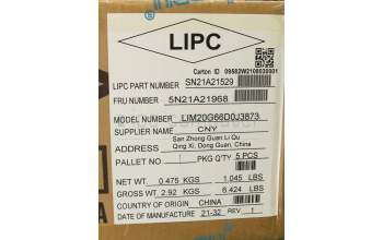 Lenovo 5N21A21968 Keyboard Internal, German, Backlight, UK