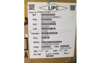 Lenovo 5N21A21976 Keyboard Internal, Russian, Grey, Backlight, US