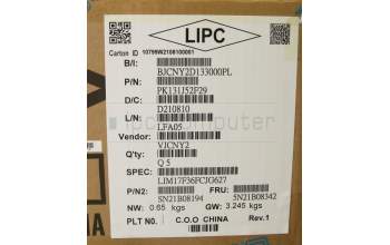 Lenovo 5N21B08342 NB_KYB CM KBD FL-CS20 CHY,BL,GR,058 FRA