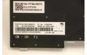 Lenovo 5N21B08349 NB_KYB CM KBD FL-CS20 CHY,BL,GR,SPA