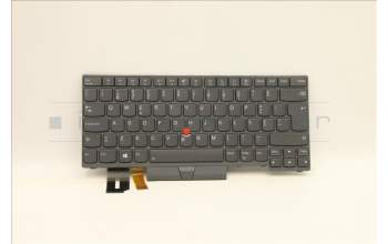 Lenovo 5N21B08358 Interne Tastatur, Portugiesisch, grau, Hintergrundbeleuchtung