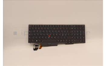 Lenovo 5N21B08430 Interne Tastatur, Italienisch, grau, Hintergrundbeleuchtung, mit Ziffernblock