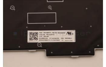 Lenovo 5N21B08459 Interne Tastatur, Dänisch, grau, Hintergrundbeleuchtung, mit Ziffernblock