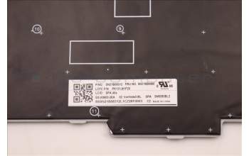 Lenovo 5N21B08460 Interne Tastatur, Spanisch, grau, Hintergrundbeleuchtung, mit Ziffernblock