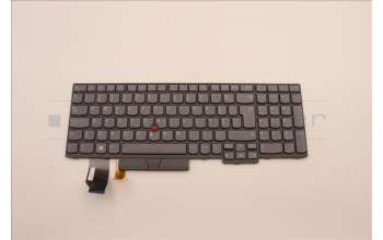 Lenovo 5N21B08469 Interne Tastatur, Portugiesisch, grau, Hintergrundbeleuchtung, mit Ziffernblock