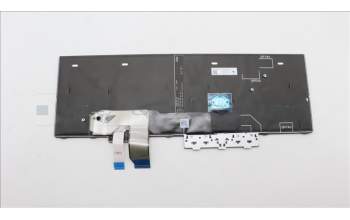 Lenovo 5N21B44367 Keyboard Internal, Canadian French 058, Black, Backlight, w/Number, UK