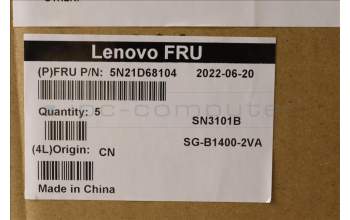 Lenovo 5N21D68104 NB_KYB CS22 FL TOP,BK-BL,LTN,JPN