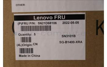 Lenovo 5N21D68106 Keyboard Internal, Korean, BackLight, Black, US