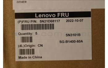 Lenovo 5N21D68117 Keyboard Internal, Estonian, Backlight, Black, UK