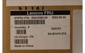 Lenovo 5N21D68130 Keyboard Internal, Bulgarian, Non-BackLight, Black, UK