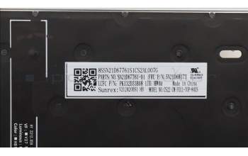 Lenovo 5N21D68173 NB_KYB CS22 FL TOP,BK-BL,SRX,HBW