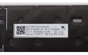 Lenovo 5N21D68183 NB_KYB CS22 FL TOP,BK-BL,SRX,TUR