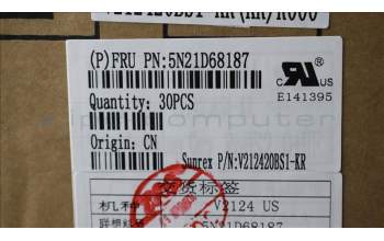 Lenovo 5N21D68187 NB_KYB CS22 FL TOP,BK-BL,SRX,KOR