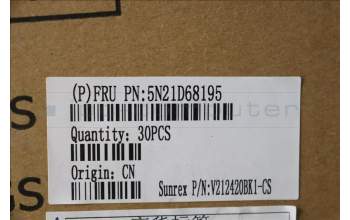 Lenovo 5N21D68195 NB_KYB CS22 FL TOP,BK-BL,SRX,CZE/SLK