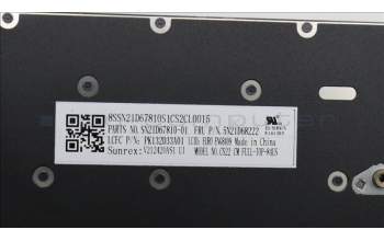 Lenovo 5N21D68222 NB_KYB CS22 FL TOP,BK-NBL,SRX,EURO ENG