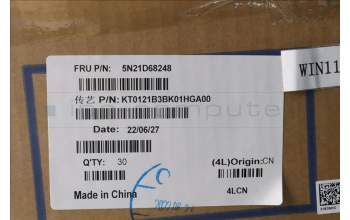 Lenovo 5N21D68248 NB_KYB CS22 FL TOP,BK-BL,TRI,HUN