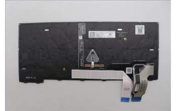 Lenovo 5N21D68252 Keyboard Internal, Portuguese, BackLight, Black, UK