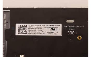 Lenovo 5N21D68263 NB_KYB CS22 FL TOP,BK-BL,TRI,THAI