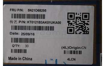 Lenovo 5N21D68295 Keyboard Internal, UK English, Non-BackLight, Black, UK