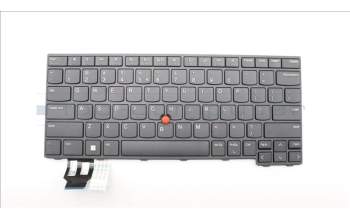 Lenovo 5N21D68296 Keyboard Internal, US English Euro, Non-BackLight, Black, US