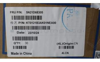 Lenovo 5N21D68305 NB_KYB CS22 FL TOP,BK-NBL,TRI,NORDIC