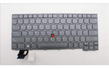 Lenovo 5N21D68313 Keyboard Internal, Arabic, BackLight, Grey, US
