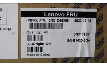 Lenovo 5N21D68359 NB_KYB CS22 FL TOP,GR-BL,LTN,HUN