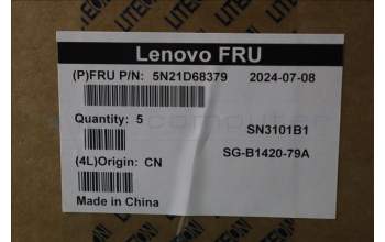 Lenovo 5N21D68379 Keyboard Internal, Nordic, BackLight, Grey, UK