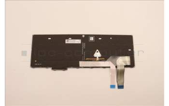 Lenovo 5N21D93645 Keyboard Internal, Canadian French English, Black, Backlight, w/Number, UK