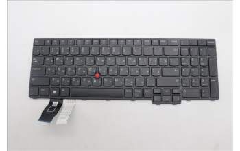 Lenovo 5N21D93668 Keyboard Internal, Russian, Black, Non-Backlight, w/Number, US