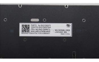 LENOVO 5N21D93673 Keyb T16/P16s/P16v G1/G2 /L15 G3/G4 GB