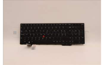 Lenovo 5N21D93737 Keyboard Internal, Hungarian, Black, Non-Backlight, w/Number, UK