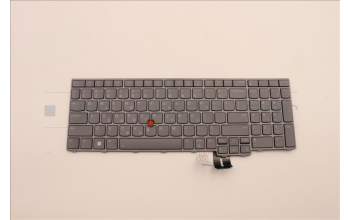 Lenovo 5N21F39332 Keyboard Internal, Greek, Grey, Backlight, US