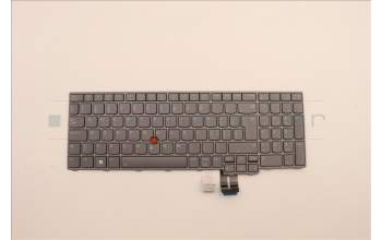 Lenovo 5N21F39342 Keyboard Internal, Swiss, Backlight, Grey, UK