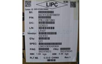 Lenovo 5N21F39345 NB_KYB CS22 P16 GR-BL,CHY,EURO ENG